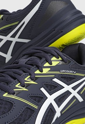 Tenis Volleyball Azul-Blanco-Verde asics Upcourt 4