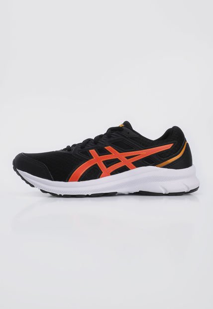 Tenis Running Negro-Naranja-Blanco asics Jolt 3