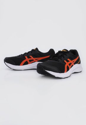 Tenis Running Negro-Naranja-Blanco asics Jolt 3