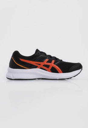 Tenis Running Negro-Naranja-Blanco asics Jolt 3