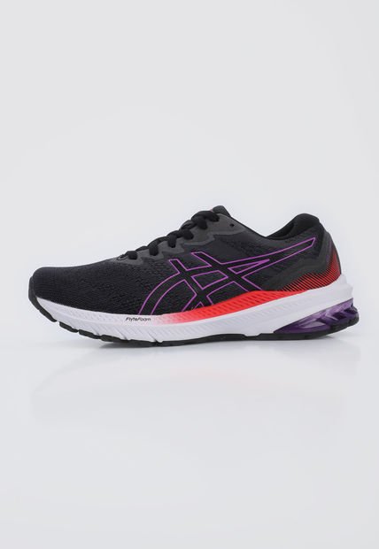 Tenis Running Azul-Violeta-Blanco-Rojo asics GT-1000 11