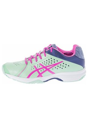 Tenis Verde-Morado-Fucsia asics Gel - Court Bella