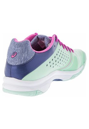 Tenis Verde-Morado-Fucsia asics Gel - Court Bella