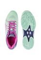 Tenis Verde-Morado-Fucsia asics Gel - Court Bella de Asics