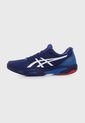Tenis para Tennis Azul Índigo-Blanco-Rojo asics Solution Speed FF 2 Clay de Asics