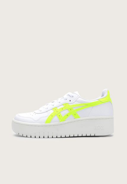 Tenis Lifestyle Blanco-Amarillo Neón asics Japan S PF