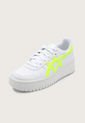 Tenis Lifestyle Blanco-Amarillo Neón asics Japan S PF de Asics