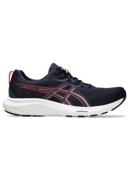 Tenis Asics Gel-Contend 9 Running Hombre-Azul Oscuro/Rojo