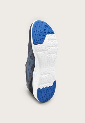 Tenis Running Gris-Blanco-Azul asics Gel-Kamo GO