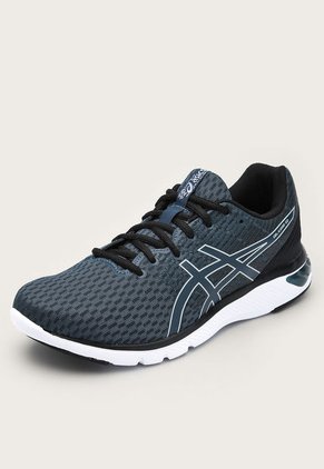 Tenis Lifestyle Azul Petróleo-Negro-Blanco asics Gel-Kamo Go