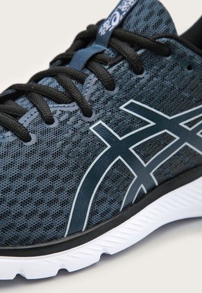 Tenis Lifestyle Azul Petróleo-Negro-Blanco asics Gel-Kamo Go