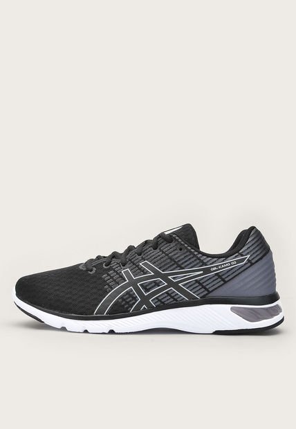 Tenis Lifestyle Negro-Gris-Blanco asics Gel-Kamo Go