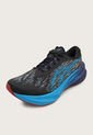 Tenis Running Negro-Gris-Azul-Rojo asics Novablast 3 de Asics