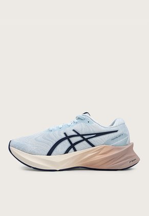 Tenis Running Celeste-Marfil-Azul asics Novablast 3
