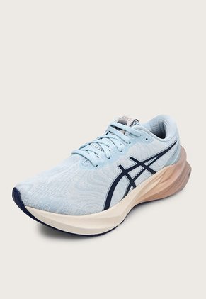 Tenis Running Celeste-Marfil-Azul asics Novablast 3