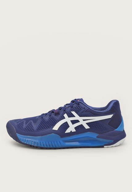 Tenis para Tennis Azul Índigo-Blanco asics Gel-Resolution 8