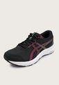 Tenis Running Negro-Magenta-Verde asics Gel-Contend 8 de Asics