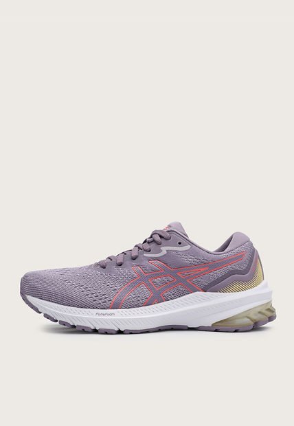 Tenis Running Lila-Coral-Dorado asics Gt 1000 11