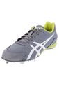 Tenis para Beisbol Gris-Blanco-Amarillo asics Base Burner de Asics