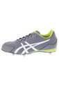 Tenis para Beisbol Gris-Blanco-Amarillo asics Base Burner de Asics
