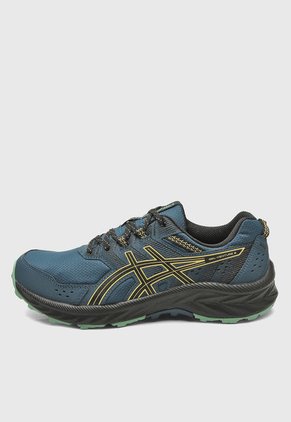 Trail Running Azul Petróleo-Amarillo-Negro asics Gel-Venture 9