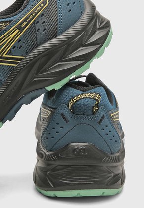 Trail Running Azul Petróleo-Amarillo-Negro asics Gel-Venture 9