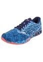 Running Azul Turquea-Royal-Naranja Neón asics fuzeX NYC de Asics