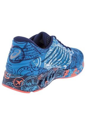 Running Azul Turquea-Royal-Naranja Neón asics fuzeX NYC