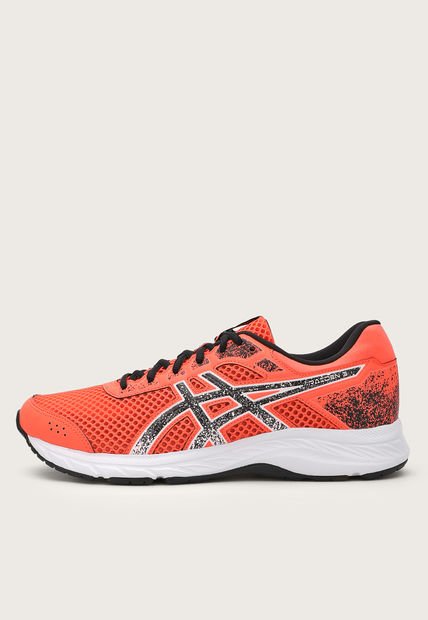 Tenis Running Coral-Negro-Blanco asics Raiden 3