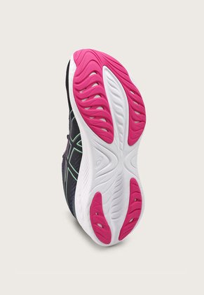 Tenis Running Negro-Magenta-Verde asics Gel-Cumulus 25