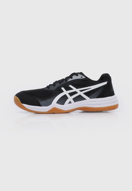 Tenis Volleyball Negro-Blanco-Café asics Upcourt 5