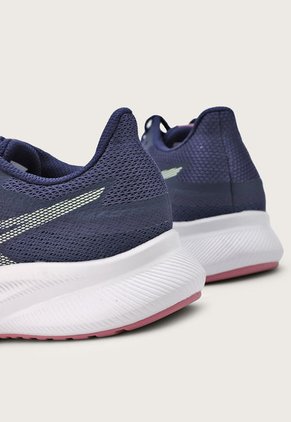 Tenis Running Azul Índigo-Blanco-Rosa asics Patriot 13