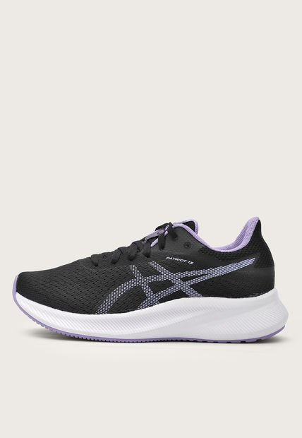 Tenis Running Negro-Lila-Blanco asics Patriot 13