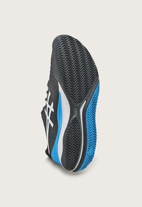 Tenis para Tennis Negro-Azul-Blanco asics Resolution 9 Clay