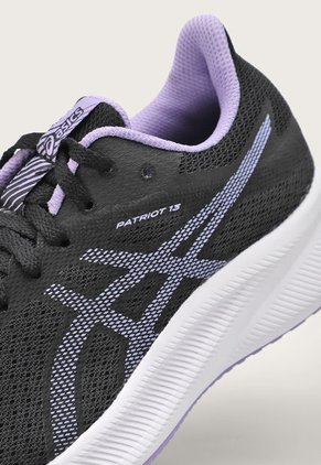 Tenis Running Negro-Lila-Blanco asics Patriot 13