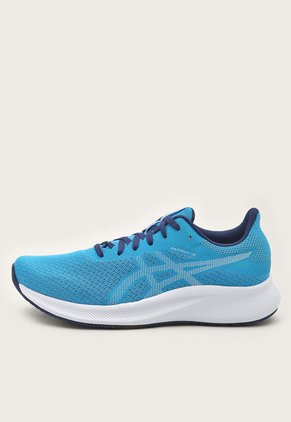 Tenis Running Celeste-Azul Navy-Blanco asics Patriot 13