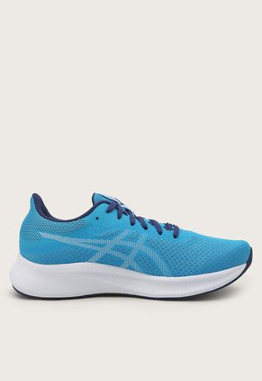 Tenis Running Celeste-Azul Navy-Blanco asics Patriot 13
