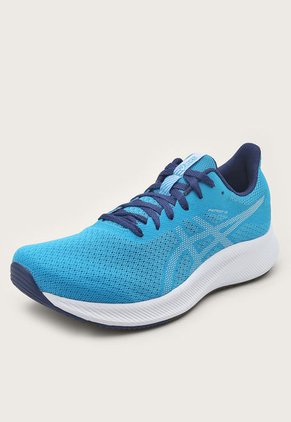 Tenis Running Celeste-Azul Navy-Blanco asics Patriot 13