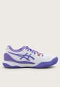 Tenis para Tennis Blanco-Violeta asics Gel-Resolution 9 Clay de Asics