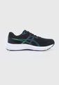 Tenis Running Negro-Blanco-Verde asics Gel Contend 8 de Asics