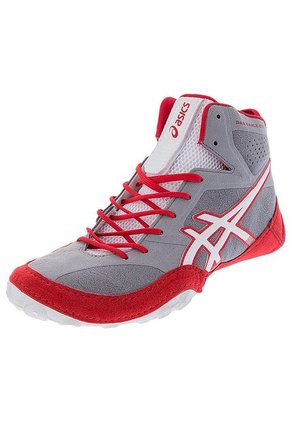 Tenis Gris-Rojo asics Dan Gable Evo