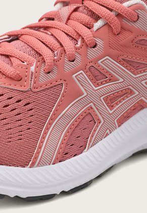 Tenis Running Coral-Blanco-Negro asics Gel-Contend 8