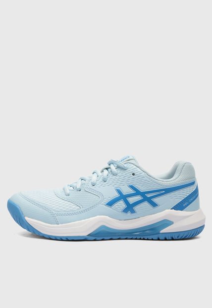 Tenis para Tennis Azul Claro-Blanco asics Gel-Dedicate 8