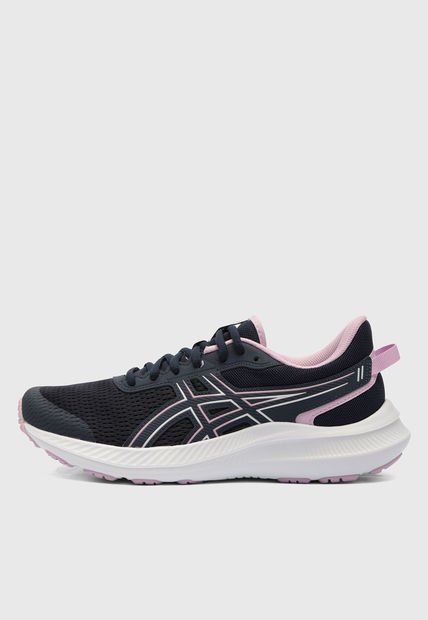 Tenis Running Azul Navy-Blanco-Rosa asics Jolt 5