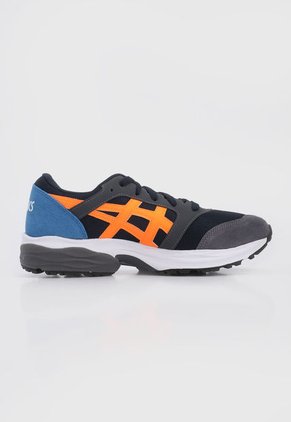 Tenis Lifestyle Azul-Naranja Neón-Gris asics Gel-Takumi