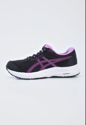 Tenis Running Negro-Blanco-Violeta asics Gel-Contend 8