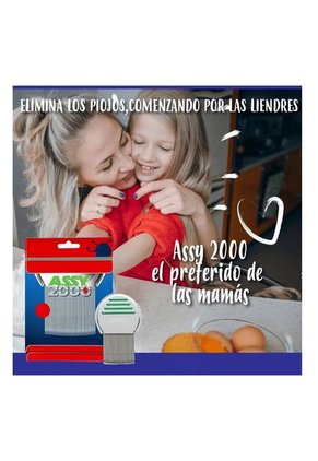 Peine Para Piojos & Liendras Assy 2000 X 1 Und