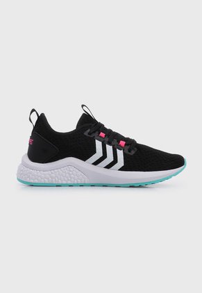 Tenis Running Negro-Blanco-Turquesa ATHLETIC Ostrich
