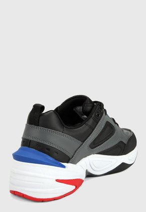 Tenis Lifestyle Negro-Gris-Blanco-Rojo ATHLETIC