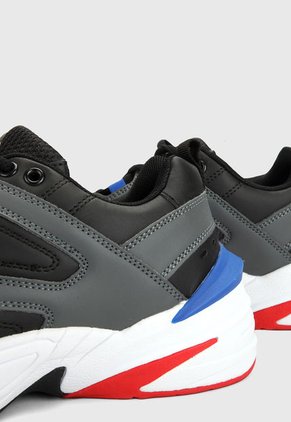 Tenis Lifestyle Negro-Gris-Blanco-Rojo ATHLETIC